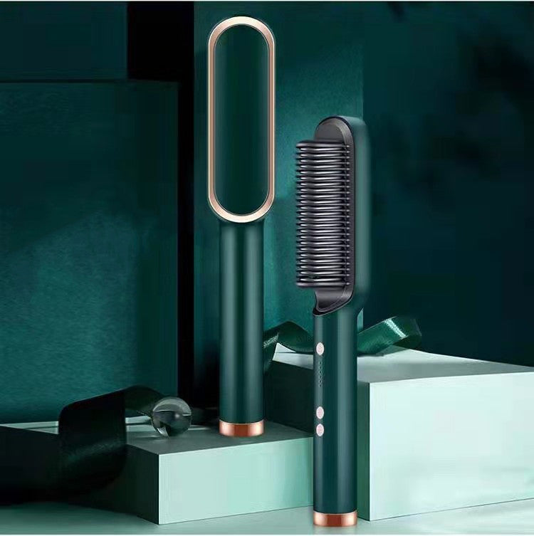 Brosse électrique à double usage pour lisser et boucler les cheveux Les Visionnaires