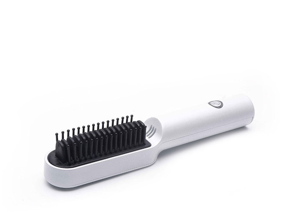 Lisseur de cheveux sans fil avec recharge USB.