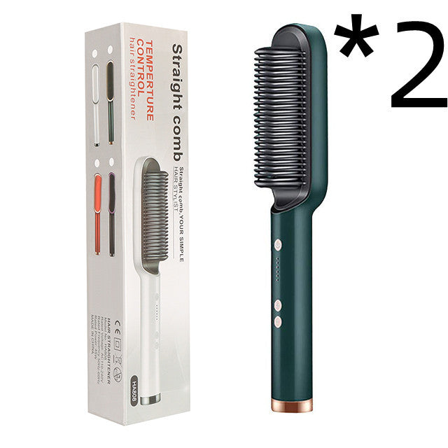 Brosse électrique à double usage pour lisser et boucler les cheveux Les Visionnaires
