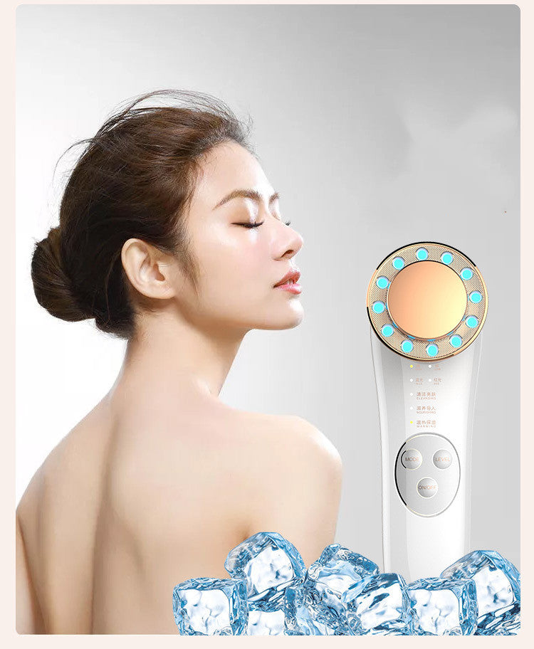 Massage du visage Soins de La Peau Outils 7 Dans 1 Visage De Levage Machine Visage Galvanique Machine Visage Serrage Machine Pour La Peau Haute fréquence Du Visage Machine
