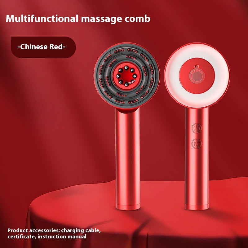 Peigne de Massage du cuir chevelu , dispositif de croissance des cheveux à lumière rouge