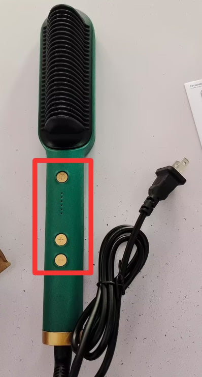 Brosse électrique à double usage pour lisser et boucler les cheveux Les Visionnaires