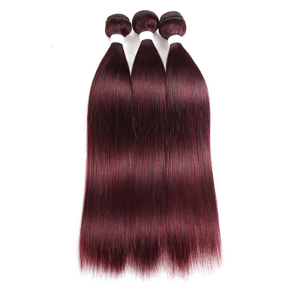 Cheveux raides réel perruque
