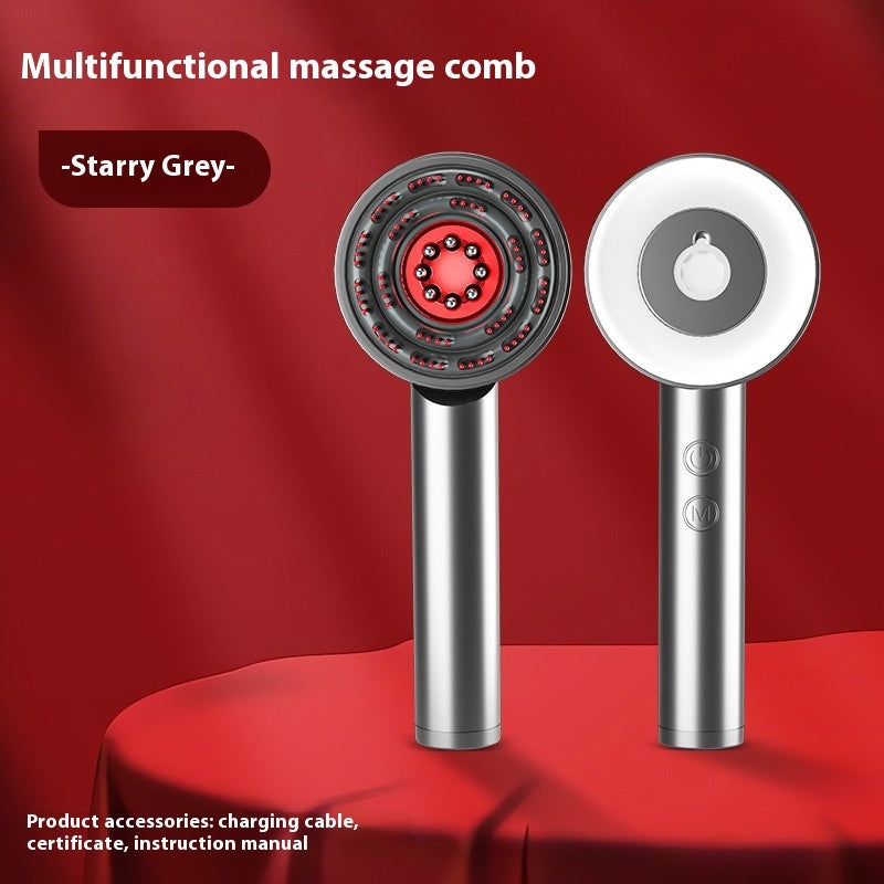 Peigne de Massage du cuir chevelu , dispositif de croissance des cheveux à lumière rouge