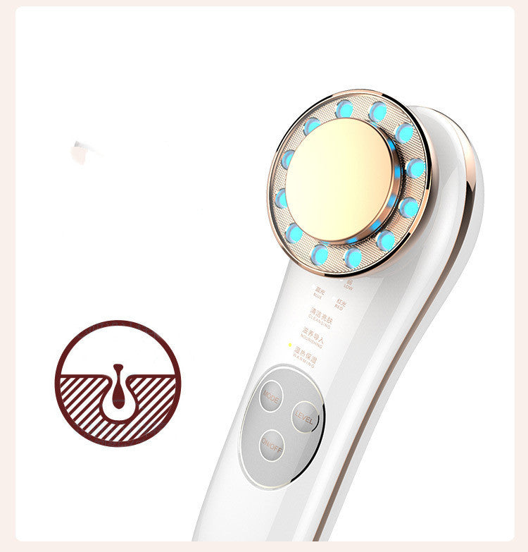 Massage du visage Soins de La Peau Outils 7 Dans 1 Visage De Levage Machine Visage Galvanique Machine Visage Serrage Machine Pour La Peau Haute fréquence Du Visage Machine