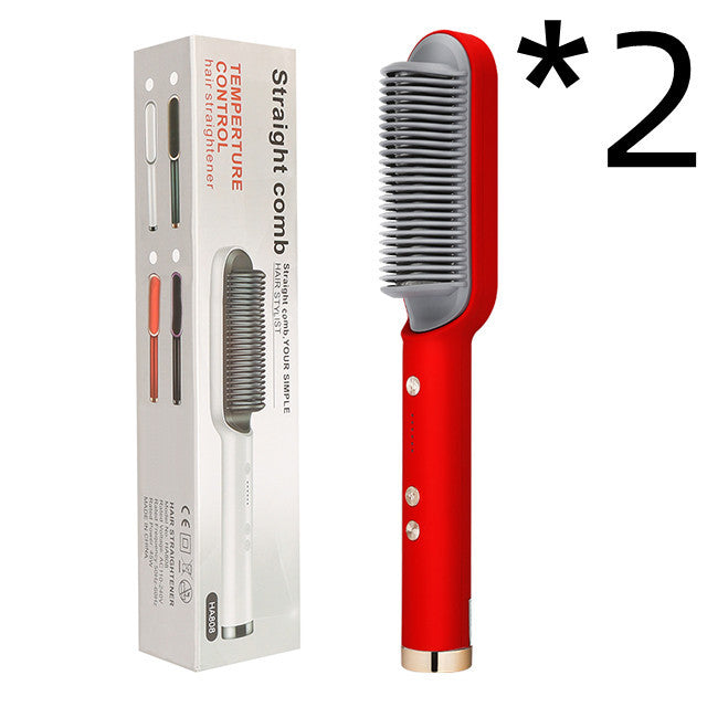 Brosse électrique à double usage pour lisser et boucler les cheveux Les Visionnaires