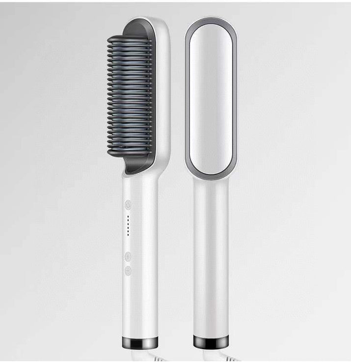 Brosse électrique à double usage pour lisser et boucler les cheveux Les Visionnaires