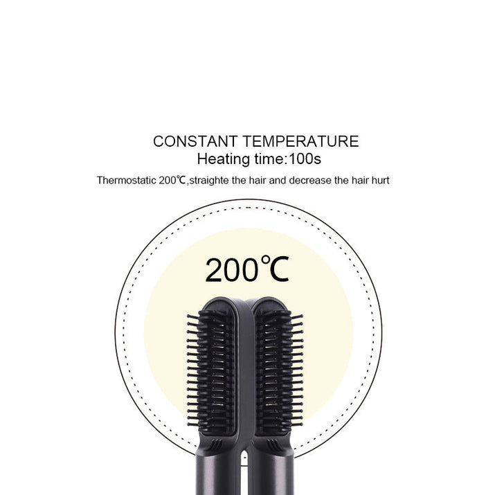 Lisseur de cheveux sans fil avec recharge USB. Les Visionnaires