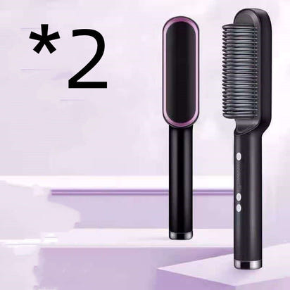 Brosse électrique à double usage pour lisser et boucler les cheveux Les Visionnaires