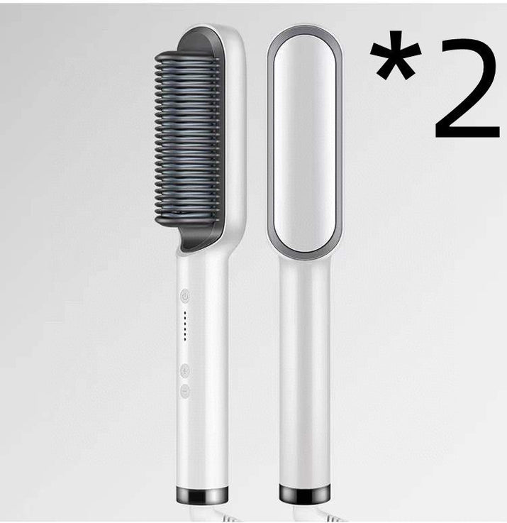 Brosse électrique à double usage pour lisser et boucler les cheveux Les Visionnaires
