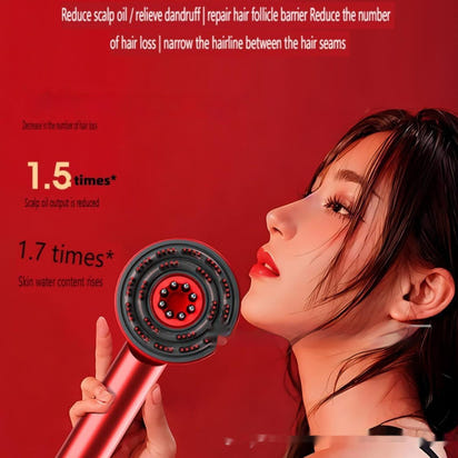 Peigne de Massage du cuir chevelu , dispositif de croissance des cheveux à lumière rouge Les Visionnaires