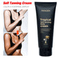 3Hrs Instant Dark Tanning Lotion Butter Body Care Sunscreen Suntan Oil Skincare OEM Self Tanner Sunless Tanning Cream For Body