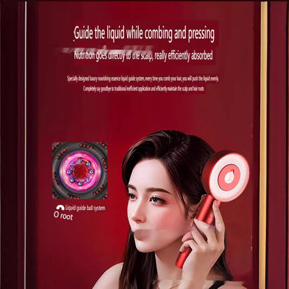 Peigne de Massage du cuir chevelu , dispositif de croissance des cheveux à lumière rouge Les Visionnaires