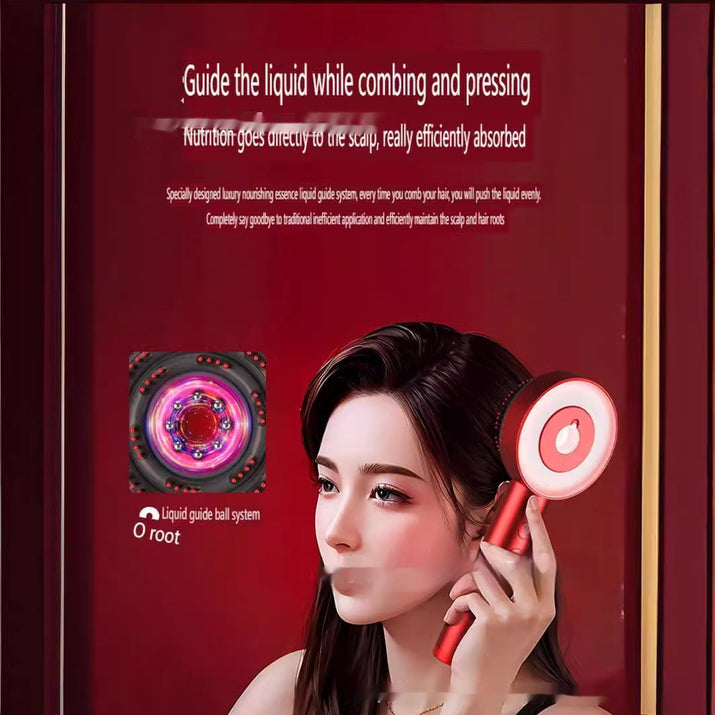 Peigne de Massage du cuir chevelu , dispositif de croissance des cheveux à lumière rouge Les Visionnaires