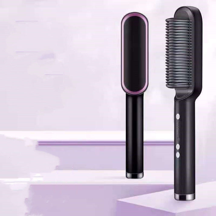 Brosse électrique à double usage pour lisser et boucler les cheveux Les Visionnaires