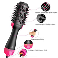 AirGlam™ – Brosse Sèche-Cheveux 2-en-1 | Lissage, Séchage et Volume en Un Seul Geste pour des Cheveux Sublimes Les Visionnaires