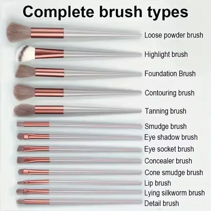 Makeup Brush Set Soft Fluffy Professiona Cosmetic Foundation Powder Eyeshadow Kabuki Blending Make Up Brush Beauty Tool Makeup