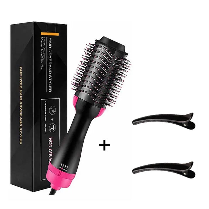 AirGlam™ – Brosse Sèche-Cheveux 2-en-1 | Lissage, Séchage et Volume en Un Seul Geste pour des Cheveux Sublimes Les Visionnaires