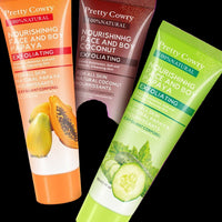 Cucumber Coconut Papaya Facial Exfoliating Gel Cream 100ml Body Cleansing