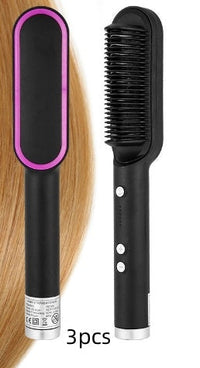 Brosse électrique à double usage pour lisser et boucler les cheveux Les Visionnaires