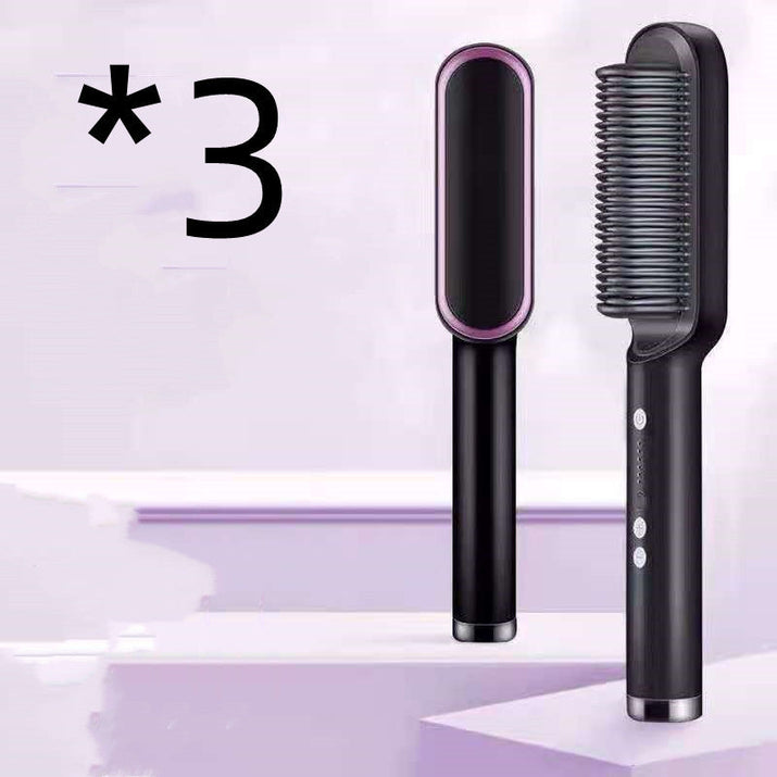 Brosse électrique à double usage pour lisser et boucler les cheveux Les Visionnaires