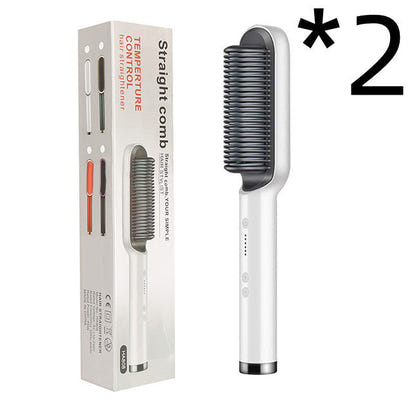 Brosse électrique à double usage pour lisser et boucler les cheveux Les Visionnaires