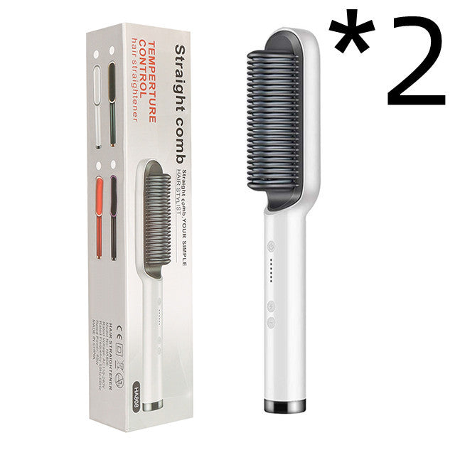 Brosse électrique à double usage pour lisser et boucler les cheveux Les Visionnaires